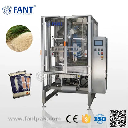 Automatic Rice Packaging Machine for 5kg Rice Food Vacuum Packing Solutions