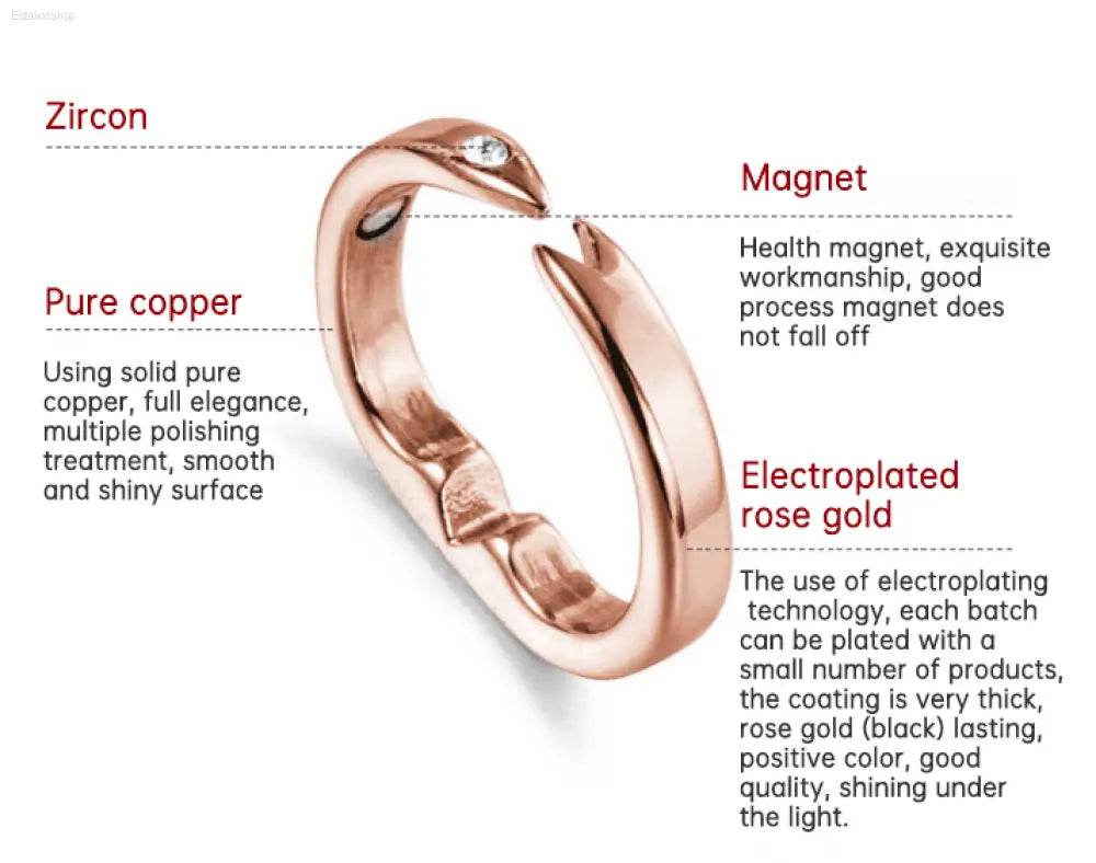 Ring Stop Snoring Health Jewelry Improve Breathing Ring - Estalios