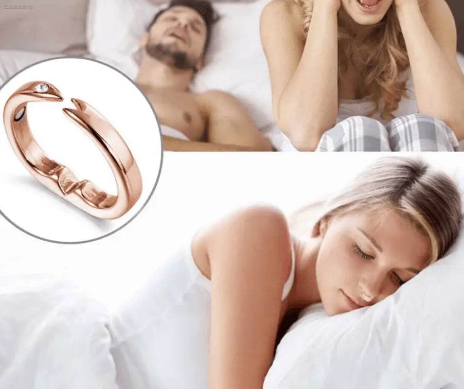 Ring Stop Snoring Health Jewelry Improve Breathing Ring - Estalios