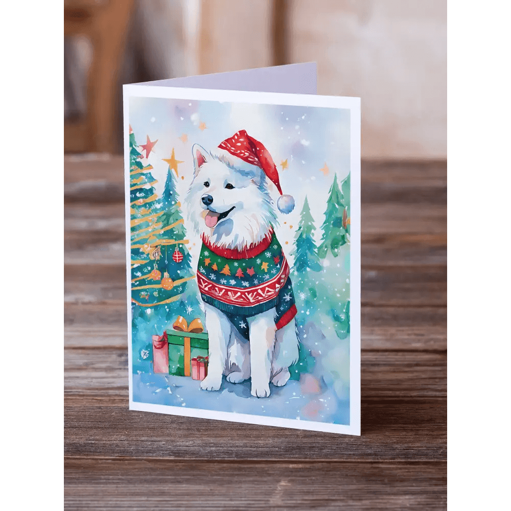 Watercolor Christmas Cards: Holiday Magic Awaits! Spread Holiday Cheer with these Exquisite Watercolor Christmas Cards! Each Card Features Unique Watercolor Designs, Perfect - Estalios