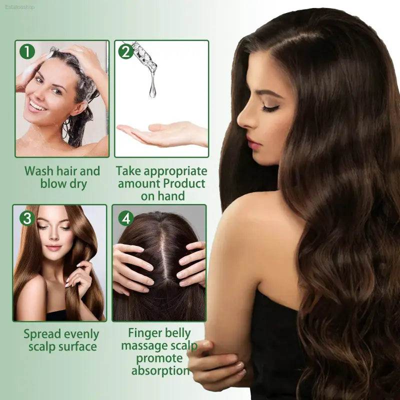 Rosemary Hair Dense Essential Oil for Stronger Hair Growth - Estalios