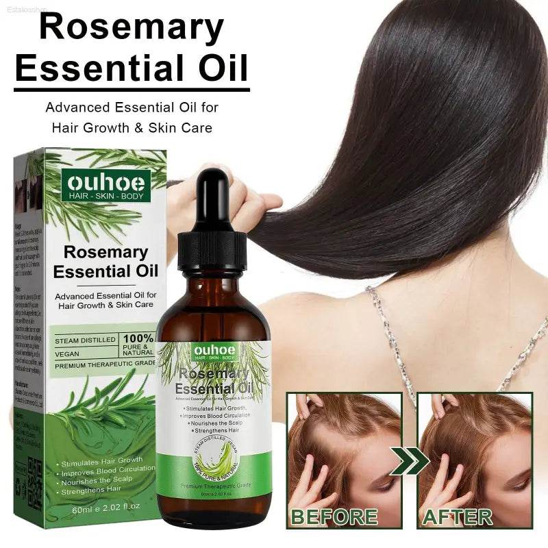 Rosemary Hair Dense Essential Oil for Stronger Hair Growth - Estalios