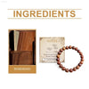 Rosewood Bracelet Unisex Everyday Decor With Beaded Style - Estalios