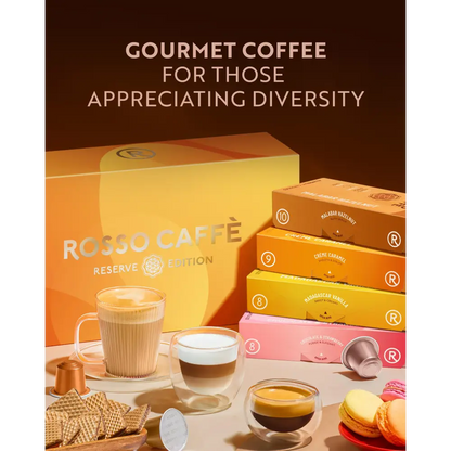 Gourmet Rosso Caffè Espresso Nespresso Original Pods for delicious café espresso coffee