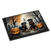 Rottweiler Spooky Halloween Doormat: Prepare for Frights! Get Ready to Howl with Delight with our Halloween-themed Rottweiler Doormat - Estalios