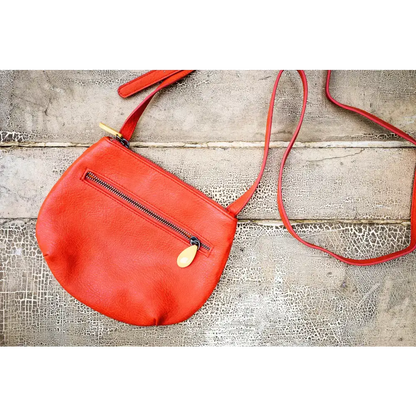 Red leather Willoughby crossbody bag in Royal Blue for stylish everyday use