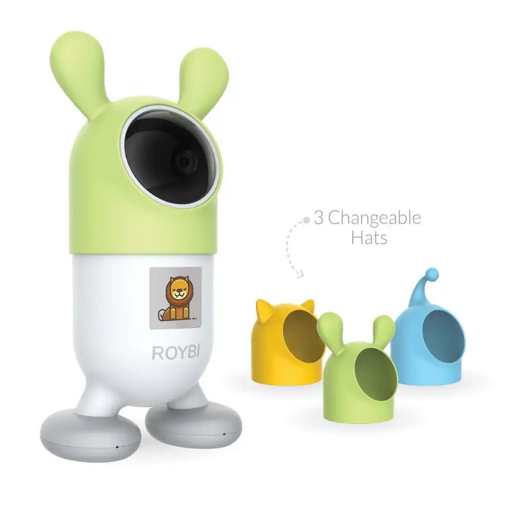 Cute Baby Monitor with interchangeable hats for the Roybi Robot Smart Educational Toy