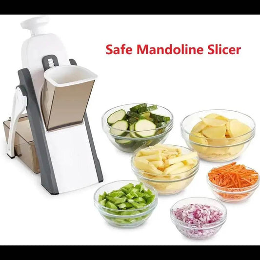 Safe Slice Mandoline for Vegetables with 30 Presets - Estalios