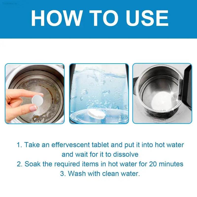 Scale Cleaning Effervescent Tablets Clean Kettle Coffee Machine - Estalios