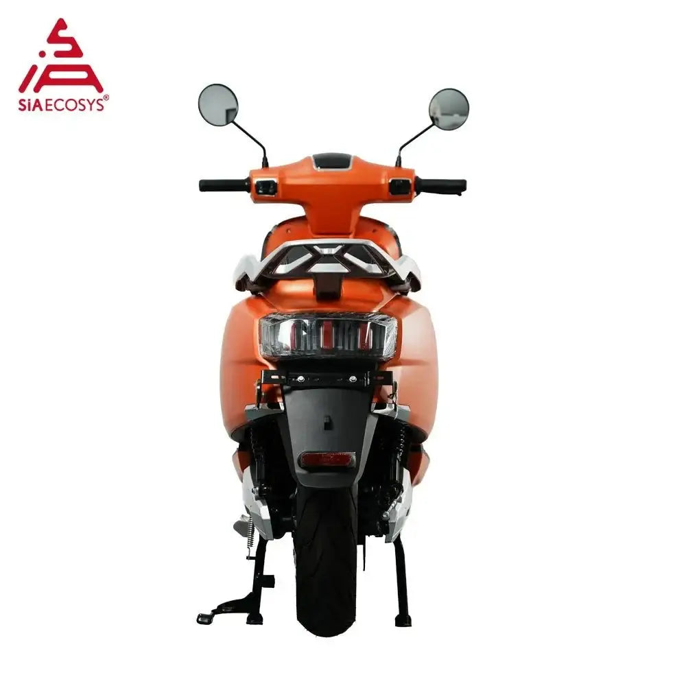 Orange Electric Scooter YT 3000W rated 80KPH max for thrilling rides