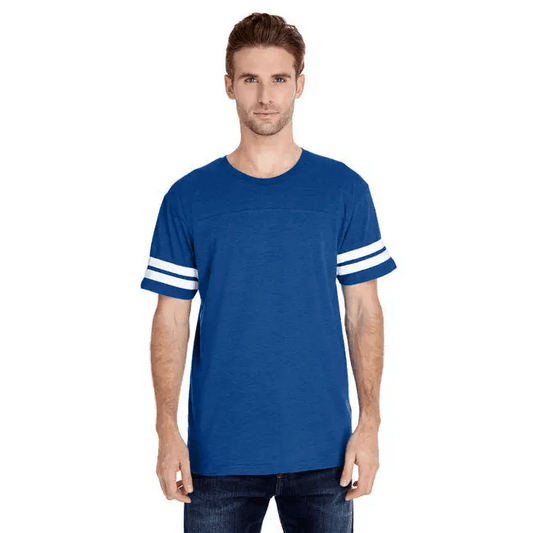 Score Big with the Blue Football Tee - Estalios