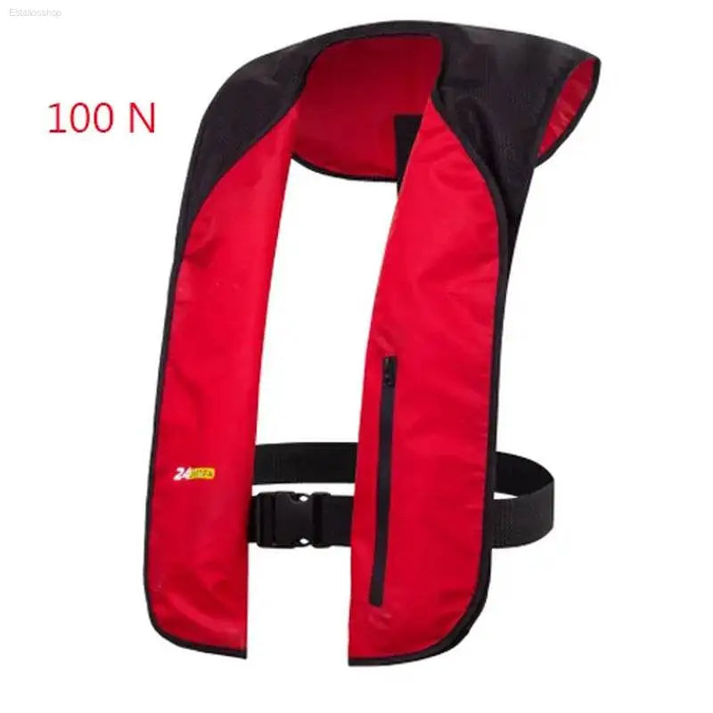 Self-Inflating Professional Fishing Vest - 150N & 100N Life Jacket for Water Sports, Rafting, & Boating - Estalios