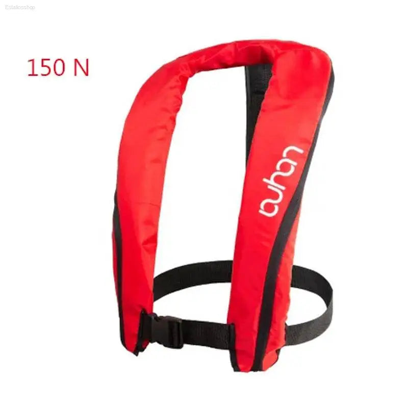 Self-Inflating Professional Fishing Vest - 150N & 100N Life Jacket for Water Sports, Rafting, & Boating - Estalios