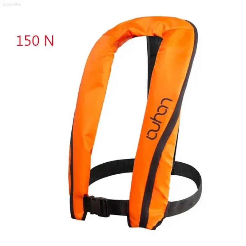 Self-Inflating Professional Fishing Vest - 150N & 100N Life Jacket for Water Sports, Rafting, & Boating - Estalios