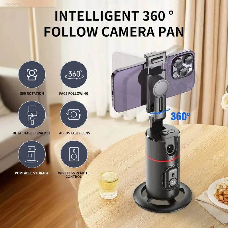 Selfieshow P02 Gimbal 360 Rotation AI Tracking Stabilizer - Estalios