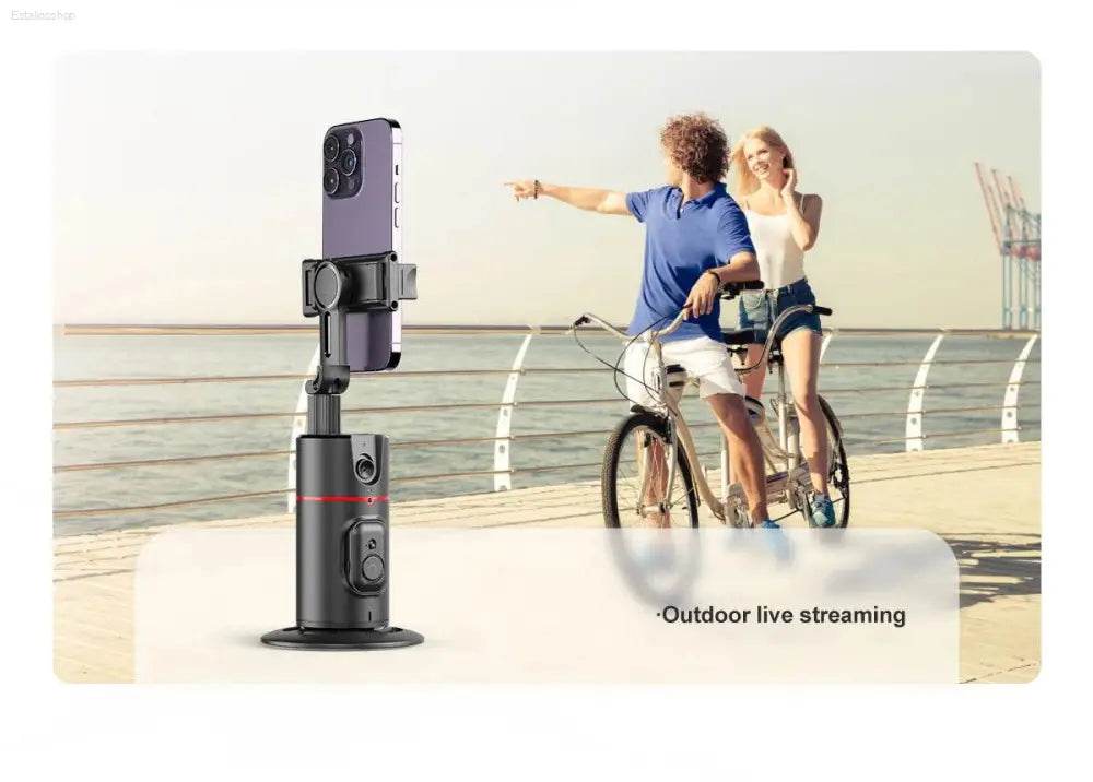 Selfieshow P02 Gimbal 360 Rotation AI Tracking Stabilizer - Estalios