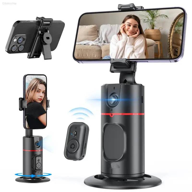 Selfieshow P02 Gimbal 360 Rotation AI Tracking Stabilizer - Estalios