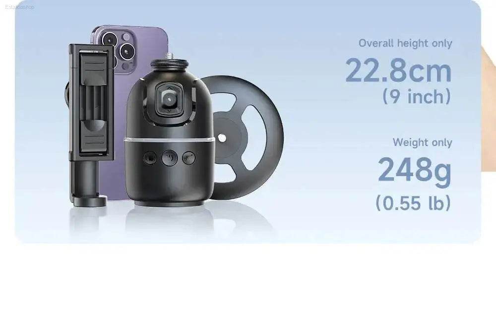 Selfieshow P03 Gimbal Stabilizer with 360 Rotation Tracking - Estalios