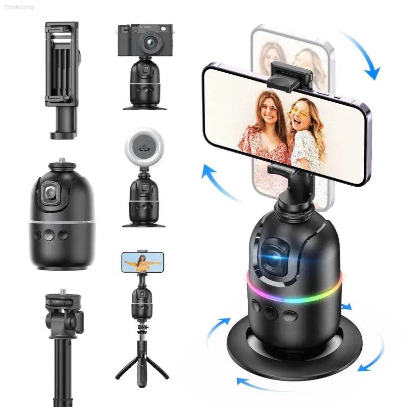 Selfieshow P03 Gimbal Stabilizer with 360 Rotation Tracking - Estalios