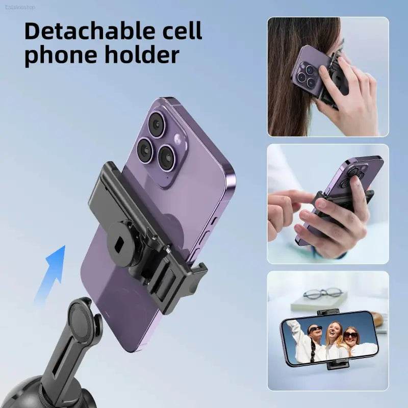Selfieshow P03 Gimbal Stabilizer with 360 Rotation Tracking - Estalios