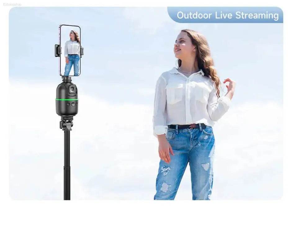 Selfieshow P03 Gimbal Stabilizer with 360 Rotation Tracking - Estalios