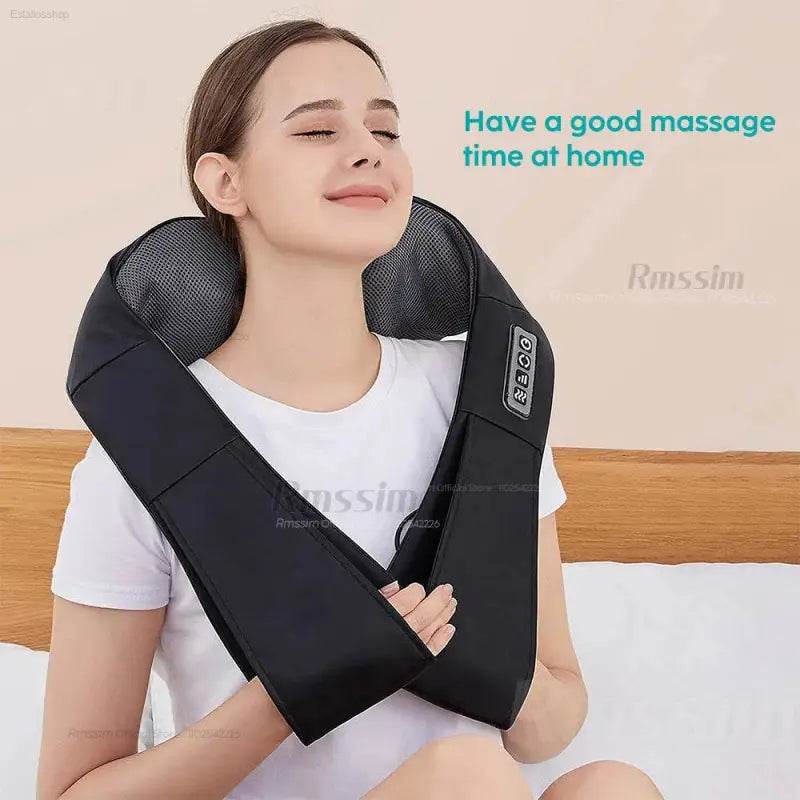 Shiatsu Neck and Shoulder Massager with Heat for Relaxation - Estalios