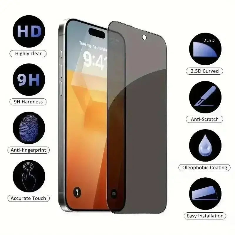 Shield Your Screen Ultimate Privacy Screen Protector with anti peeping film for smartphones