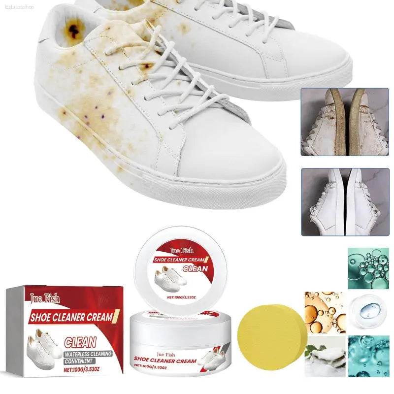 Shoe Cleaner Cream For Yellow Edge Decontamination Wash - Estalios