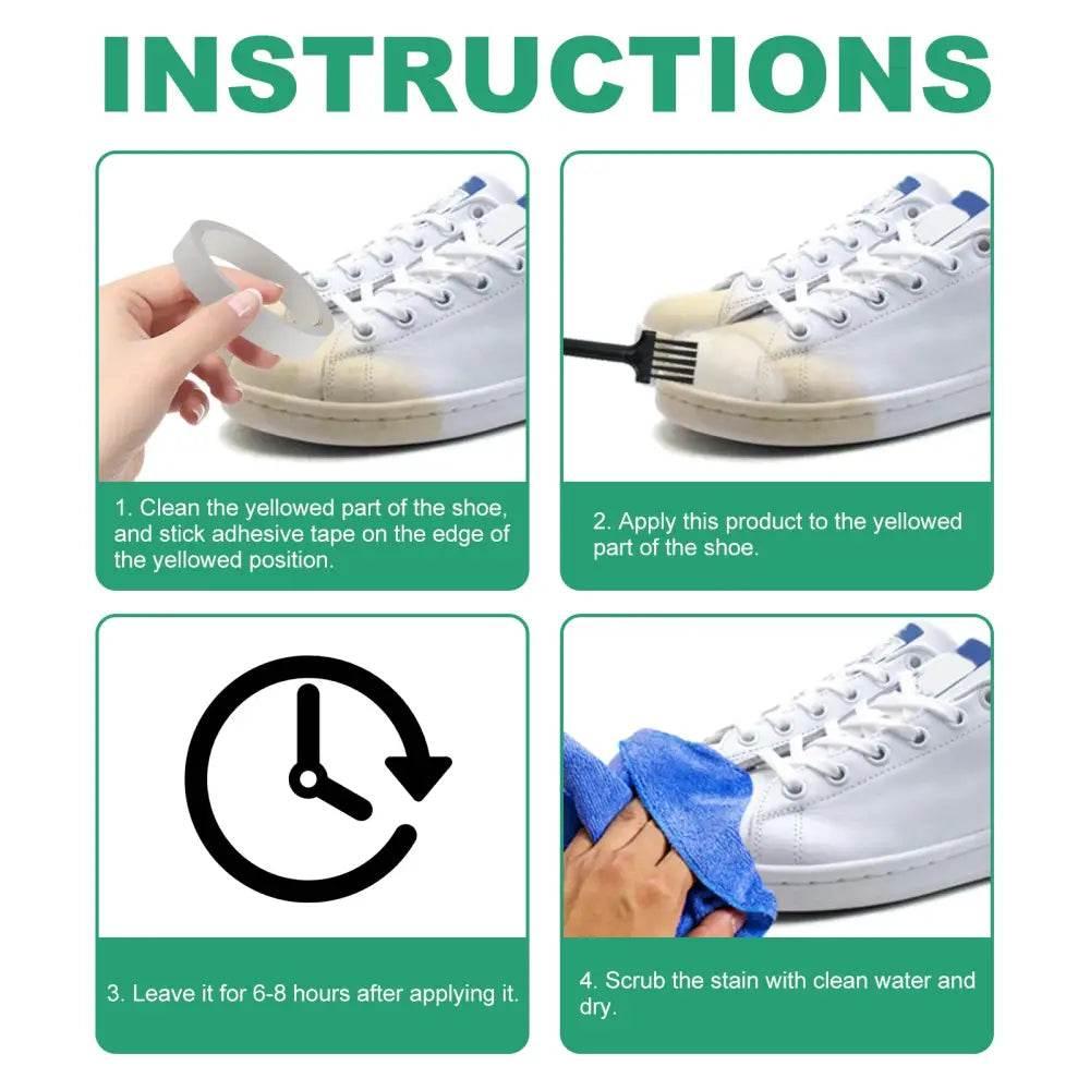 Shoes Stain Removal Yellow Gel for Instant Clean Shine - Estalios