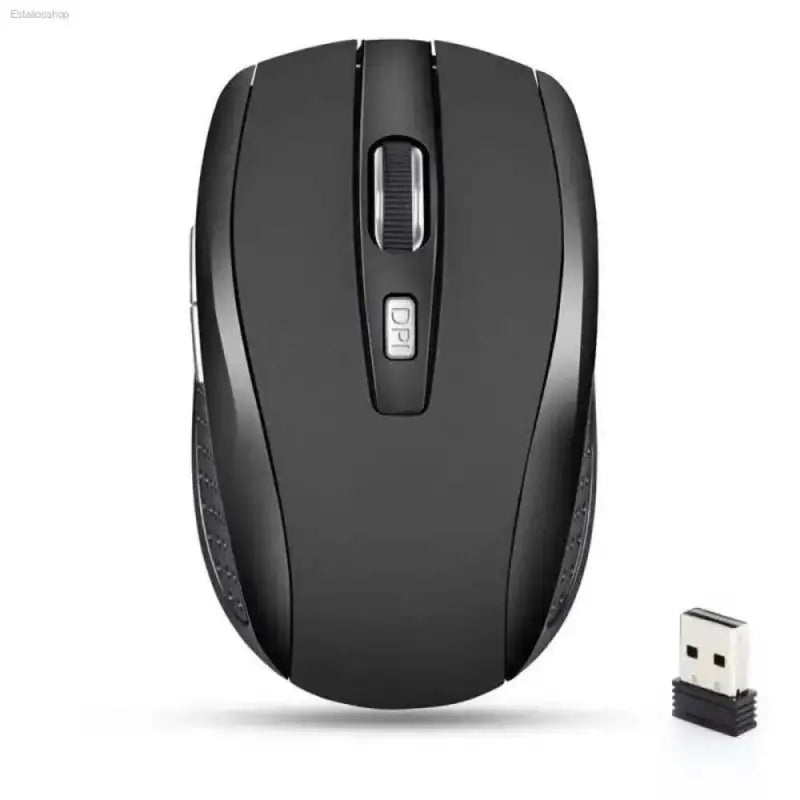 Silent Wireless Mouse with Adjustable DPI for Laptops - Estalios