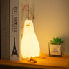 Silicone Lying Flat Duck Night Light Cute Kids Room Lamp - Estalios