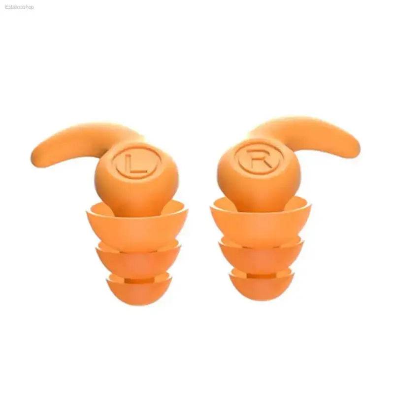Premium Silicone Waterproof Earplugs with Noise Cancellation for Swimming and Sleeping - Estalios