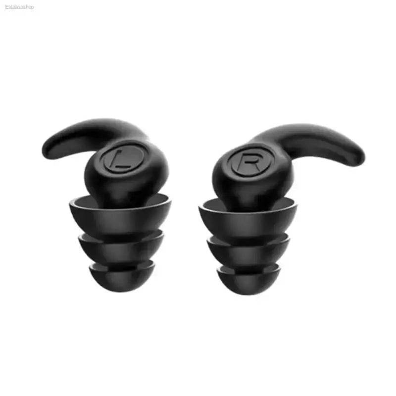 Premium Silicone Waterproof Earplugs with Noise Cancellation for Swimming and Sleeping - Estalios