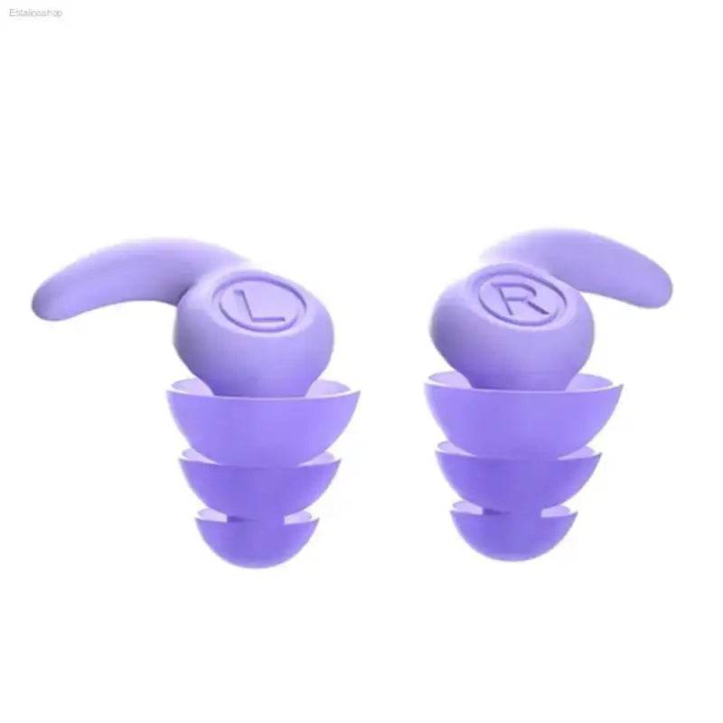 Premium Silicone Waterproof Earplugs with Noise Cancellation for Swimming and Sleeping - Estalios