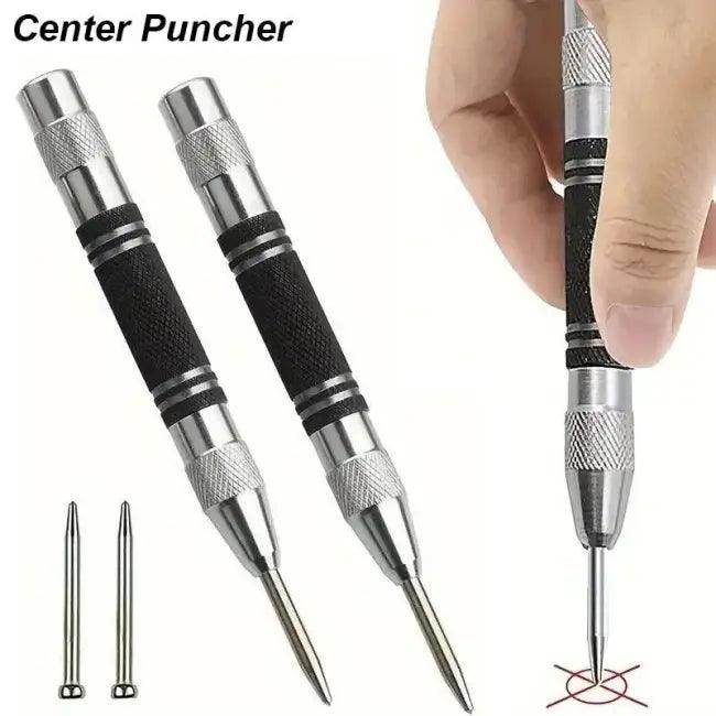 Precision Duo Auto Center Punch Set for Accurate Marking - Estalios