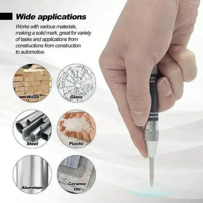 Precision Duo Auto Center Punch Set for Accurate Marking - Estalios