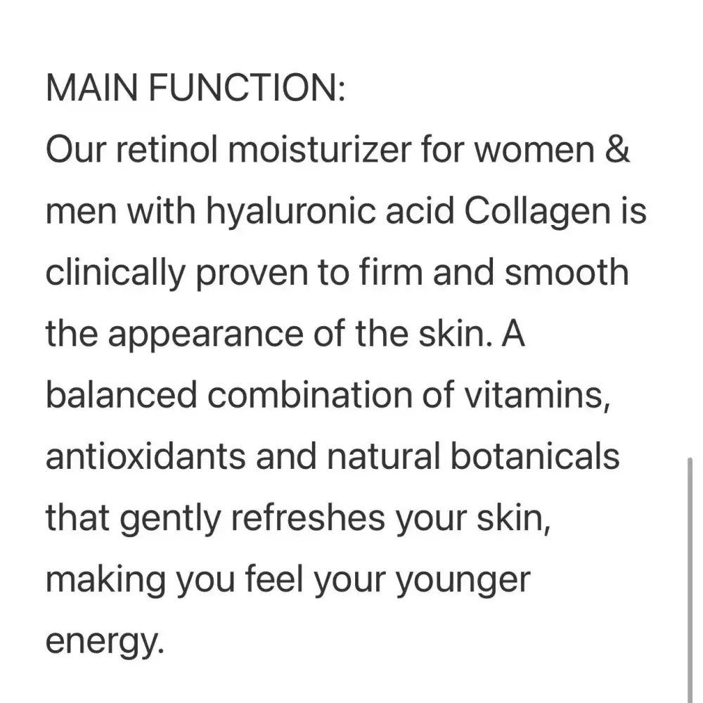 Retinol moisturizer for sensitive skin in Skin Love Face Cream for radiant skin