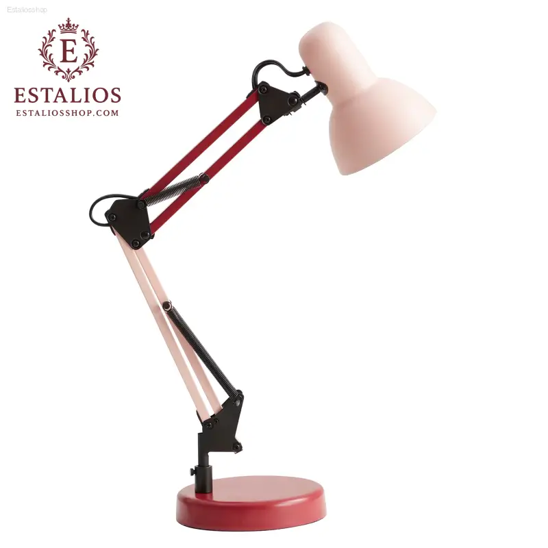 Sleek Modern Architect Desk Lamp - 20" Metal Design in Black and Gray Colorblock
