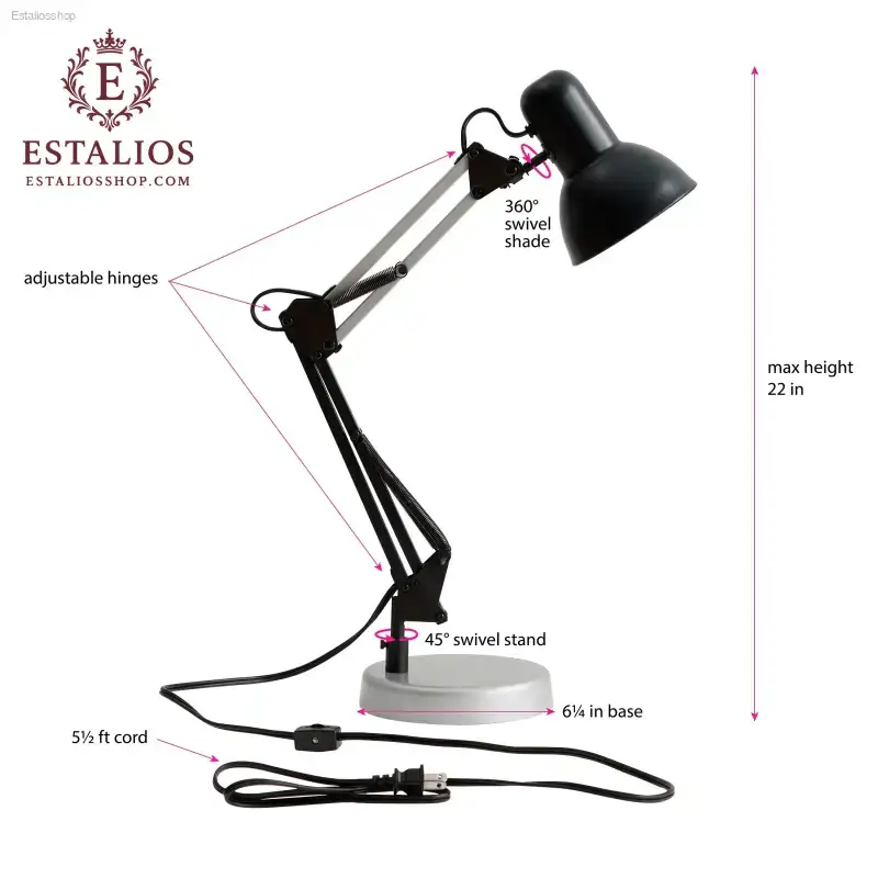 Sleek Modern Architect Desk Lamp with Contemporary Metal Design for Stylish Workspaces - EstaliosShop