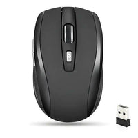 Slick Black Wireless Mouse for Effortless Control and Precision - Estalios