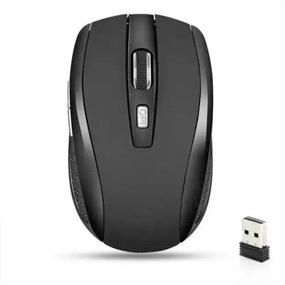 Slick Black Wireless Mouse for Effortless Control and Precision - Estalios