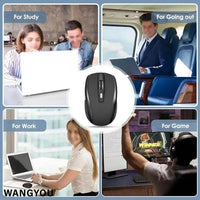 Slick Black Wireless Mouse for Effortless Control and Precision - Estalios