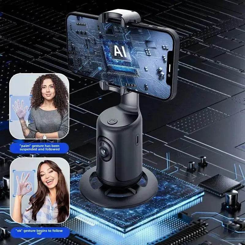 Smart AI Face Recognition 360° Mobile Phone Camera Mount - Estalios