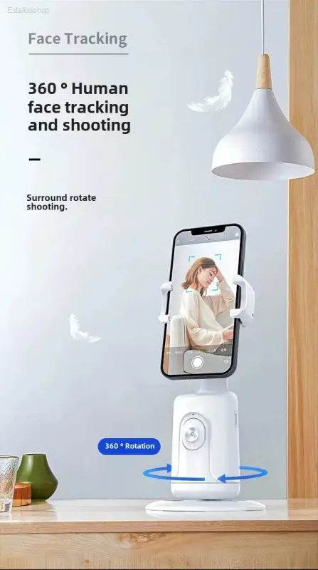 Smart AI Face Recognition 360° Mobile Phone Camera Mount - Estalios