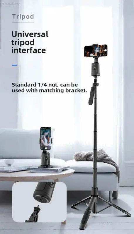 Smart AI Face Recognition 360° Mobile Phone Camera Mount - Estalios
