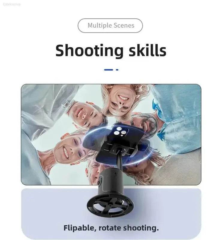 Smart AI Face Recognition 360° Mobile Phone Camera Mount - Estalios