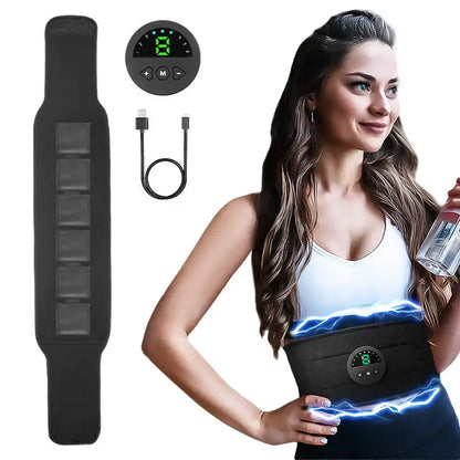 Smart EMS Fitness Vibration Belt for effective abdominal training and muscle stimulation