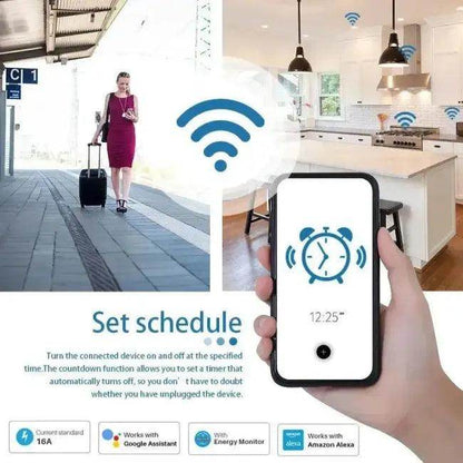 Smart Socket with Power Monitoring for Energy Savings - Estalios