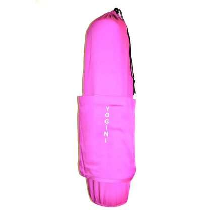 Cute Pink Yoga Mat Bag perfect for your Omsutra Slogan Mat, stylish and convenient!