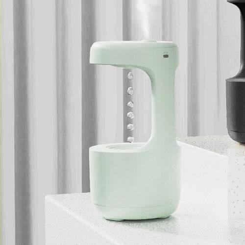 Soar with Style White Anti Gravity Humidifier and Clock - Estalios